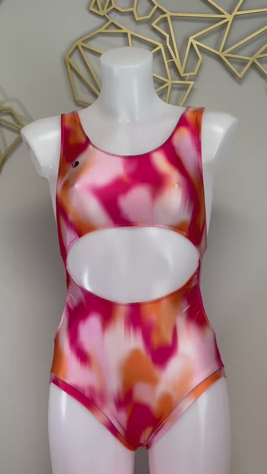 ADDISON BODYSUIT IBIZA SUNSET  EX SAMPLE XS